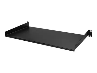 Startech 1U Fixed Server Rack Mount Shelf, 10in Deep Steel Univers...