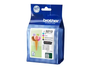 Brother LC3213 Value Pack - 4-pack svart, gul, cyan, magenta - original - blekkpatron - for Brother DCP-J772DW, DCP-J774DW, MFC-J890DN, MFC-J890DW, MFC-J890DWN