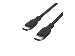 Belkin BoostCharge - USB-kabel 24 pin USB-C (hann) til 24 pin USB-C (hann) - 3 m - svart