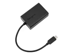 Targus Multiplexer Adapter - USB-adapter USB, power DC jack (hunn) til 24 pin USB-C (hann) - USB Power Delivery (60W) - svart - Europa - for Targus Universal DV, Universal USB 3.0 DV4K Docking Station with Power