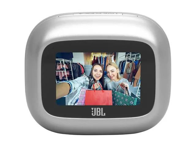 JBL LIVE Flex 4 - True wireless-hodetelefoner med mikrofon i øret - Bluetooth - aktiv støydemping - sølv 