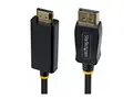Startech - Adapterkabel - DisplayPort hann til HDMI hann 1 m - svart - 4K 60Hz støtte, Enretnings, aktiv