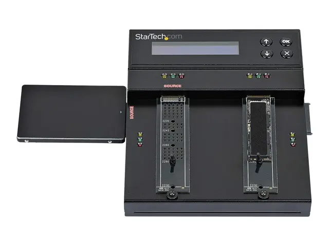StarTech.com Standalone M.2 SATA & NVMe Duplicator and Eraser, HDD...