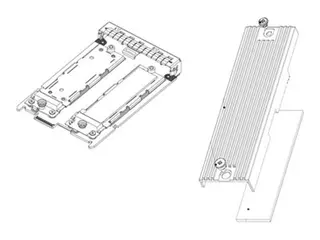 Dell Single - Mellombrett - M.2 Card - for PowerEdge R470, R570