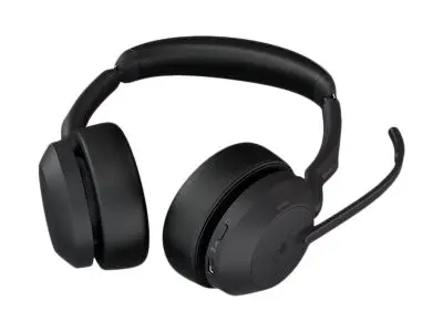 Jabra Evolve2 55 MS Stereo - Hodesett on-ear Bluetooth trådløs akt...