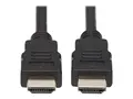 Eaton Tripp Lite Series High Speed HDMI Cable with Ethernet, UHD 4K, Digital Video with Audio (M/M), 6 ft. (1.83 m) HDMI-kabel med Ethernet - HDMI hann til HDMI hann - 1.8 m - svart