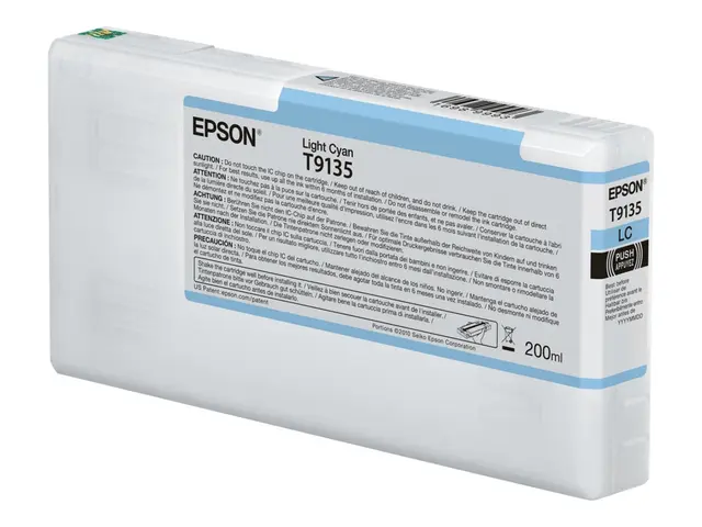 Epson T9135 - 200 ml lys cyan original blekkpatron for SureColor S...