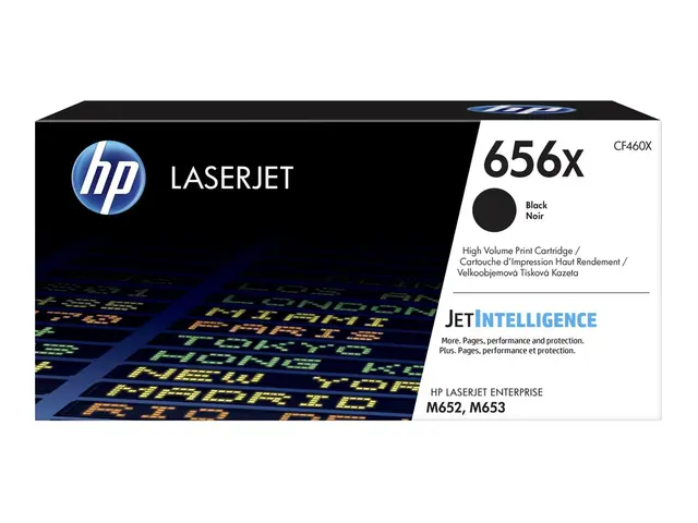 HP 656X - Høy ytelse - svart - original - LaserJet - tonerpatron (...