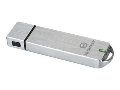 IronKey Basic S1000 - USB-flashstasjon - kryptert - 16 GB - USB 3....