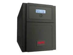 APC Easy UPS SMV SMV3000CAI - UPS - AC 220/230/240 V 2100 watt - 3000 VA - 4 x batteri - 9 Ah - USB, RS-232 - utgangskontakter: 6