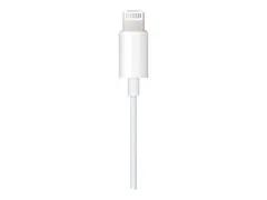 Apple Lightning to 3.5mm Audio Cable - Lydkabel Lightning hann til 4-polsminijakk hann - 1.2 m - hvit