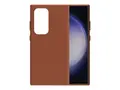 dbramante1928 Roskilde - Baksidedeksel for mobiltelefon lær - gyllenbrun - for Samsung Galaxy S24 Ultra