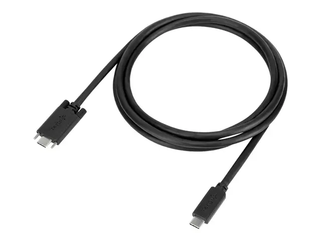 Targus - USB-kabel 24 pin USB-C (hann) til skrubar 1 m svart