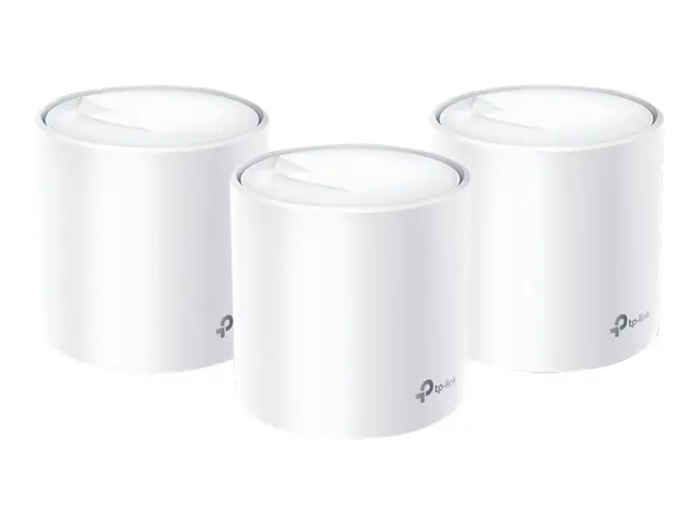 TP-Link Deco X60 - Wi-Fi-system (3 rutere) 1GbE Wi-Fi 6 Dobbeltbånd