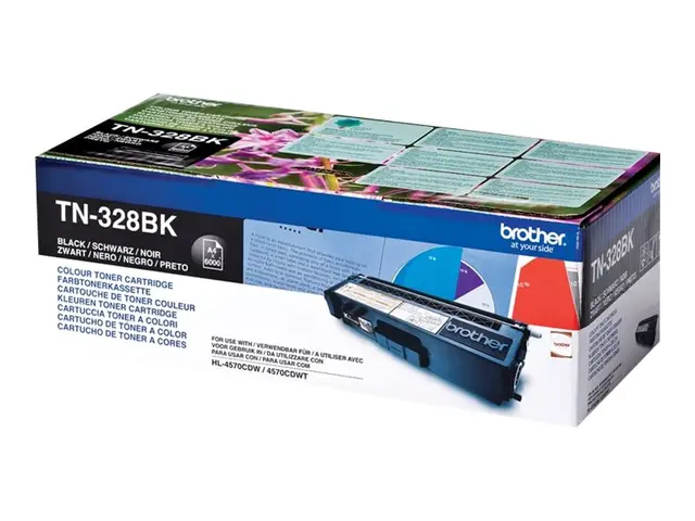Brother TN328BK - Svart original tonerpatron for DCP-9270CDN, MFC-...