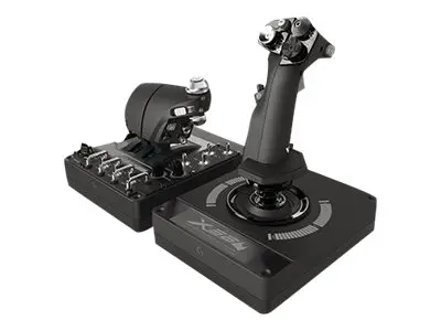 Logitech X56 H.O.T.A.S. - Joystick og gasspedal - kablet - for PC