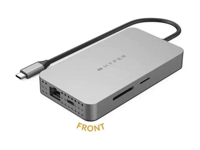 HyperDrive - dokkingstasjon USB-C 2 x HDMI 1GbE