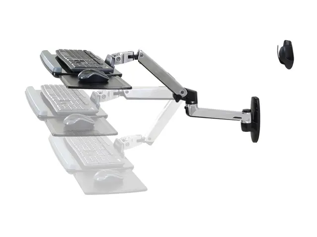 Ergotron LX - Tastatur/musearm-monteringsbakke veggmonterbar, vegg...