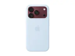 Apple - Beskyttende deksel for mobiltelefon MagSafe-samsvar - silikon - crisp blue - for iPhone 18 Pro Max