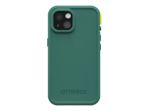 OtterBox FRE - Beskyttende vanntett eske for mobiltelefon MagSafe-samsvar - 50 % resirkulert plast, 25 % havbasert resirkulert plast - furu (gr&#248;nn) - for Apple iPhone 15 Pro Max