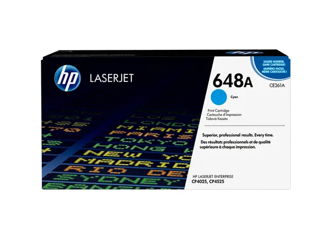 HP 648A - Cyan - original - LaserJet - tonerpatron (CE261A) - for ...
