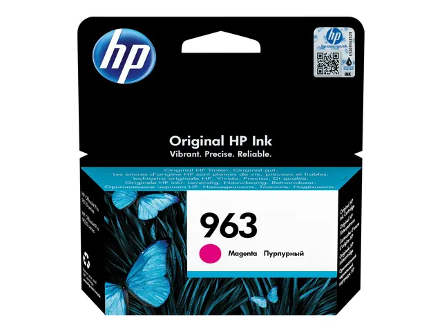 HP 963 - 10.77 ml magenta original blekkpatron for Officejet Pro 9...