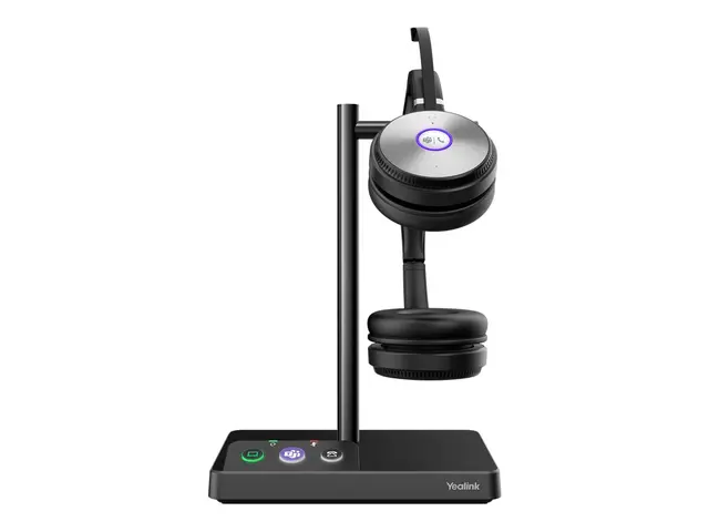 Yealink WH62 Dual - For Microsoft Teams hodesett on-ear DECT trådl...