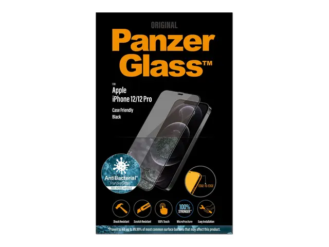 PanzerGlass - Skjermbeskyttelse for mobiltelefon - glass - 6.1" - ...
