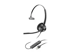 HP Poly EncorePro 310 - EncorePro 300 series hodesett - on-ear - kablet - USB-A - svart