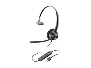 HP Poly EncorePro 310 - EncorePro 300 series hodesett - on-ear - kablet - USB-A - svart