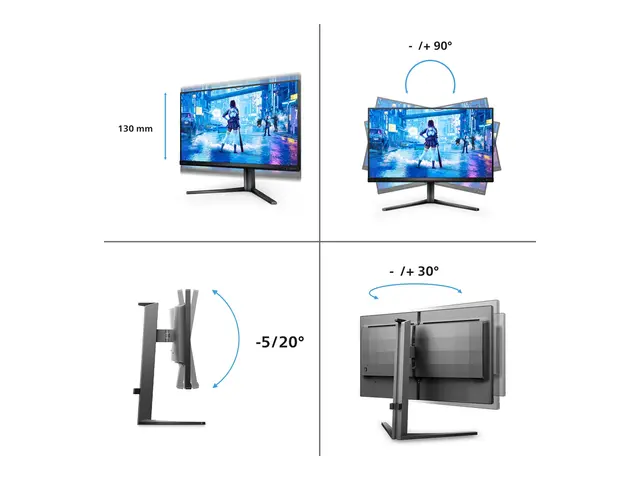 Philips Evnia 5000 25M2N5200P - LED-skjerm gaming 24.5" 1920 x 108...