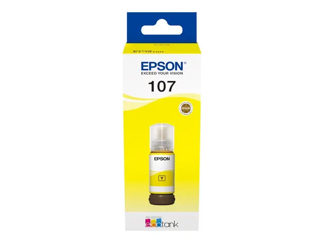 Epson EcoTank 107 - 70 ml gul original blekkrefill for ET-18100