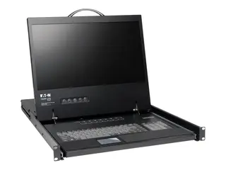 Eaton Tripp Lite series 16-Port Rack Console VGA KVM Switch w/ 19&quot; LCD 1U TAA KVM-svitsj - 16 x KVM port(s) - 1 lokalbruker - rackmonterbar