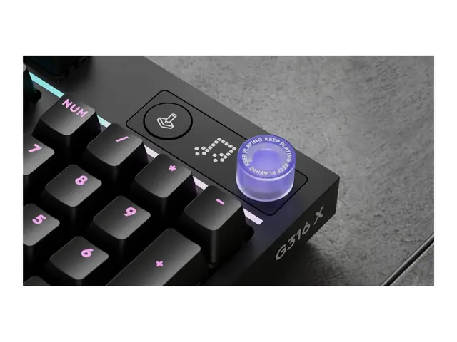 Logitech G G316 X 98 - Tastatur - 98% - bakgrunnsbelyst - USB - QW...