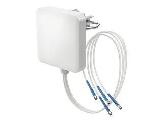 QuWireless QuSector 9X-65-4 - Antenne - panel Wi-Fi - 8 dBi (for 2,4 - 2,5 GHz), 9 dBi (for 5 - 7,125 GHz) - direksjonal - innendørs / utendørs, stangmontering