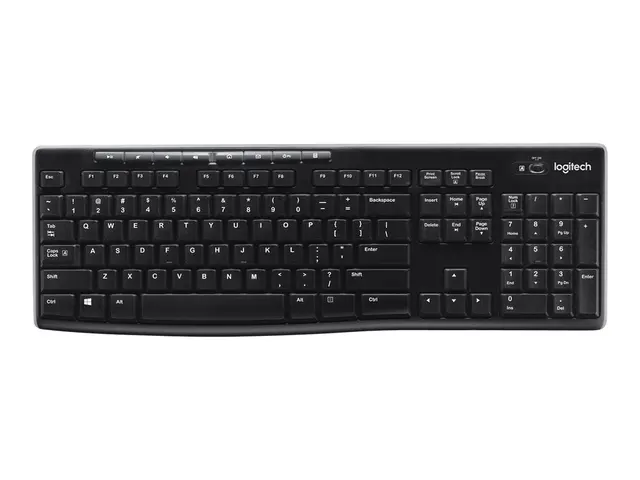 Logitech Wireless Keyboard K270 - Tastatur - trådløs - 2.4 GHz - U...