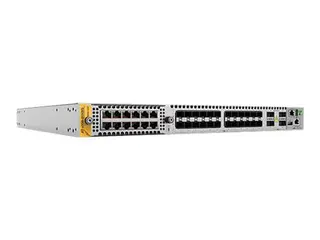 Allied Telesis AT X950-28XSQ - Switch - L3 Styrt - 24 x 1 Gigabit / 10 Gigabit SFP+ + 4 x 40/100 Gigabit QSFP+ / QSFP28 - rackmonterbar - med 1-&#229;rs Net Cover-st&#248;tte