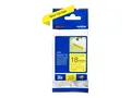 Brother TZe-S641 - Sterkt adhesiv - svart p&#229; gult Rull (1,8 cm x 8 m) 1 kassett(er) laminert teip - for P-Touch PT-3600, D400, D450, D600, D800, E310, E550, P900, P950; P-Touch Cube Plus PT-P710
