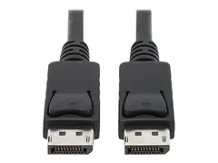 Eaton Tripp Lite Series DisplayPort Cable with Latching Connectors, 4K 60 Hz (M/M), Black, 6 ft. (1.83 m) DisplayPort-kabel - DisplayPort (hann) til DisplayPort (hann) - 1.8 m - svart