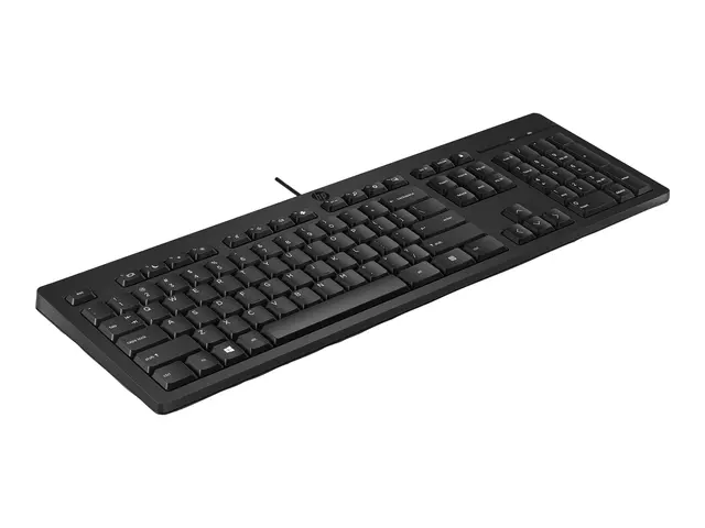 HP 125 - Tastatur 100% full size USB Pan Nordic svart