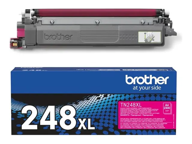 Brother TN248XLM - Høy ytelse magenta original boks tonerpatron fo...
