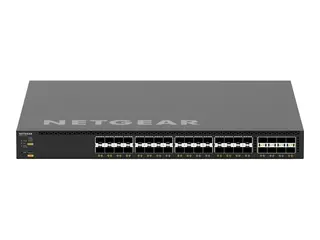 NETGEAR M4350 Series M4350-32F8V - Switch L3 - Styrt - 32 x 10 Gigabit SFP+ + 8 x 25 Gigabit SFP28 - front til bakside-luftflyt - rackmonterbar