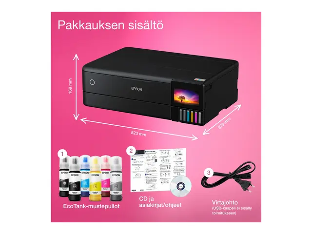 Epson EcoTank ET-8550 - Multifunksjonsskriver farge ink-jet påfyll...