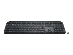 Logitech MX Keys for Business - Tastatur bakbelysning - tr&#229;dl&#248;s - Bluetooth, 2.4 GHz - QWERTY - Pan Nordic - grafitt