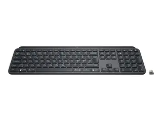 Logitech MX Keys for Business - Tastatur bakbelysning - tr&#229;dl&#248;s - Bluetooth, 2.4 GHz - QWERTY - Pan Nordic - grafitt