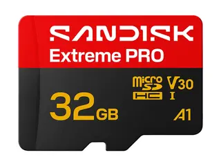 SanDisk Extreme PRO - Flashminnekort - 32 GB A1 / Video Class V30 / UHS-I U1 - microSDHC UHS-I