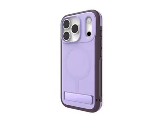 ZAGG Sedona Snap - Baksidedeksel for mobiltelefon med stativ - MagSafe-samsvar - grafen - støvet drue - for Apple iPhone 17 Pro