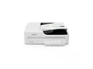 Epson WorkForce DS-1760WN - Dokumentskanner Dupleks - 215.9 x 5588 mm - 1200 dpi x 1200 dpi - inntil 30 spm (mono) / inntil 30 spm (farge) - ADF (60 ark) - inntil 3000 skann pr. dag - USB 2.0, Wi-Fi, Gigabit LAN
