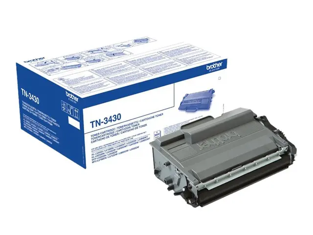 Brother TN3430 - Svart - original - tonerpatron - for Brother HL-L...