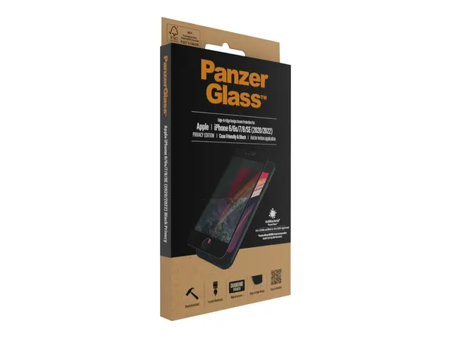 PanzerGlass Black & Case Friendly Privacy - Skjermbeskyttelse for ...